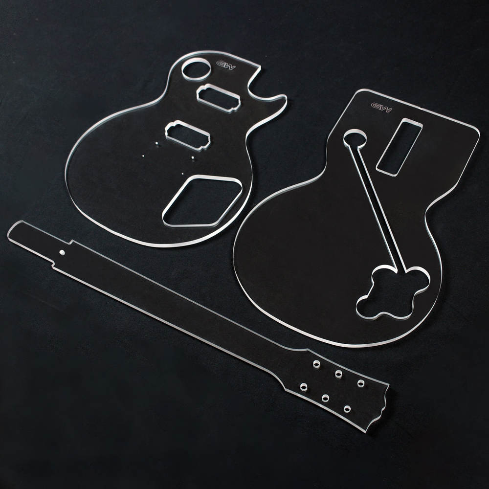 10MM ACRYLIC GUITAR KIT TEMPLATES CNC CUT